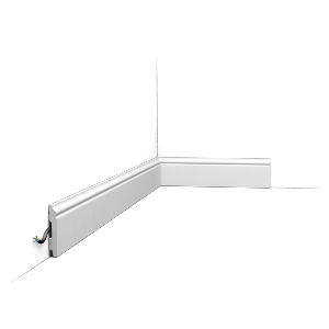 Pack 10 mètres Plinthes SX165 avec colle - Orac x Cimaises-et-plus - 7 x 1,0 x 200cm (h x p x L) - plinthe décorative polymère