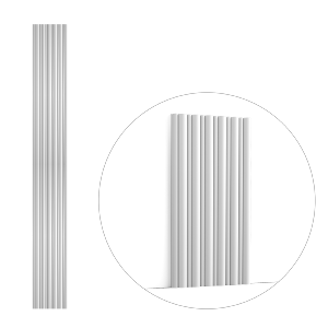 WX211 FLUTE - Panneau Revêtement Mural Décoratif 3d – 200 x 25.5 x1,7 cm (L x l x h) Orac Decor