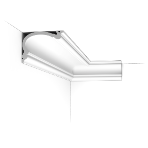 Pack 10 mètres Corniches Plafond C341 avec colle - Orac x Cimaises-et-plus - 8.8 x 12.2 x200cm (h x p x L) - moulure décorative polyuréthane