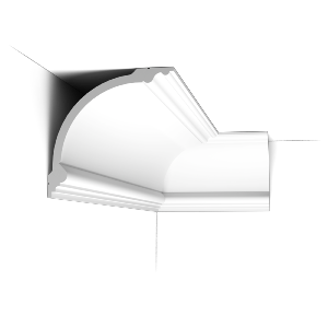 Pack 10 mètres Corniches Plafond C338 avec colle - Orac x Cimaises-et-plus - 18 x18 x 200cm (h x p x L) - moulure décorative polyuréthane