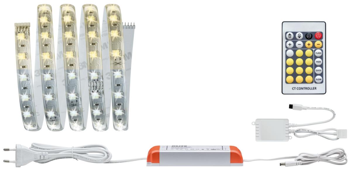 Kit bandeau led MaxLED 500 variable Blanc Froid / Blanc Chaud - pour éclairage indirect