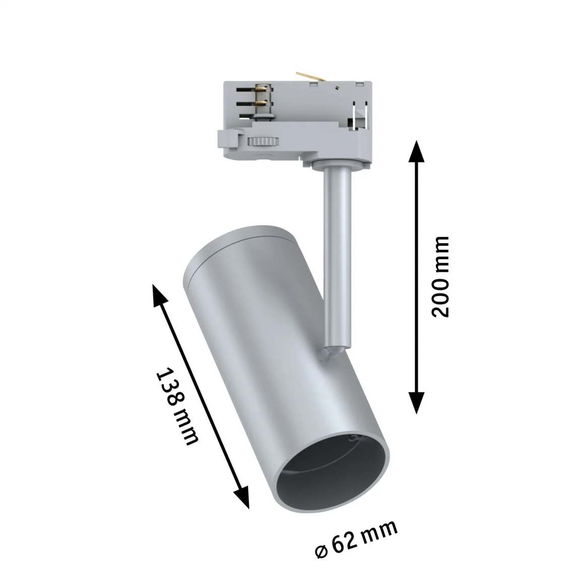 Spot Apol pour Rail d'éclairage ProRail3 - max.50W E27 - Paulmann - Eclairage tableau plafond