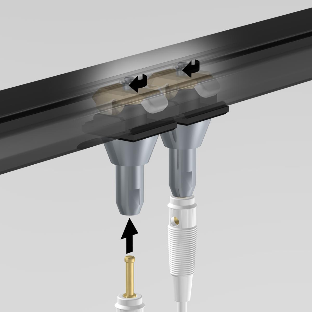 Connecteur d'alimentation pour système de présentation Display-it LED flex - Artiteq