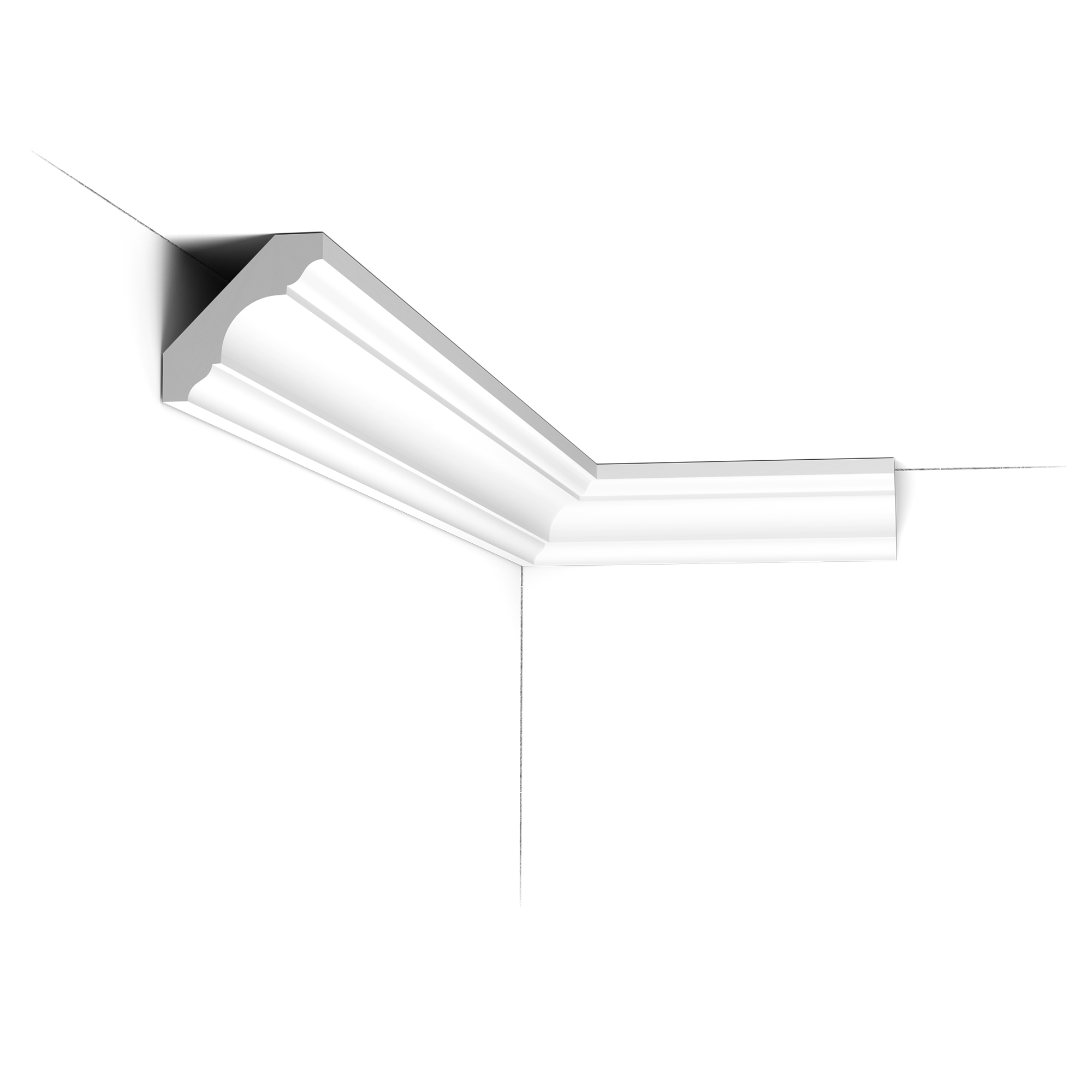 C215 Corniche plafond Orac Decor - 4,5x4,5x200cm (h x p x L) - moulure décorative polyuréthane