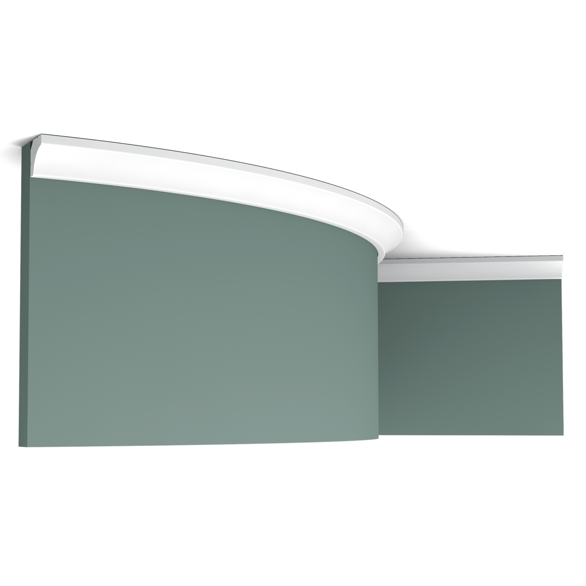 C250 Corniche plafond Orac Decor - 200x1,5x1,5 cm (h x p x L) - moulure décorative polyuréthane