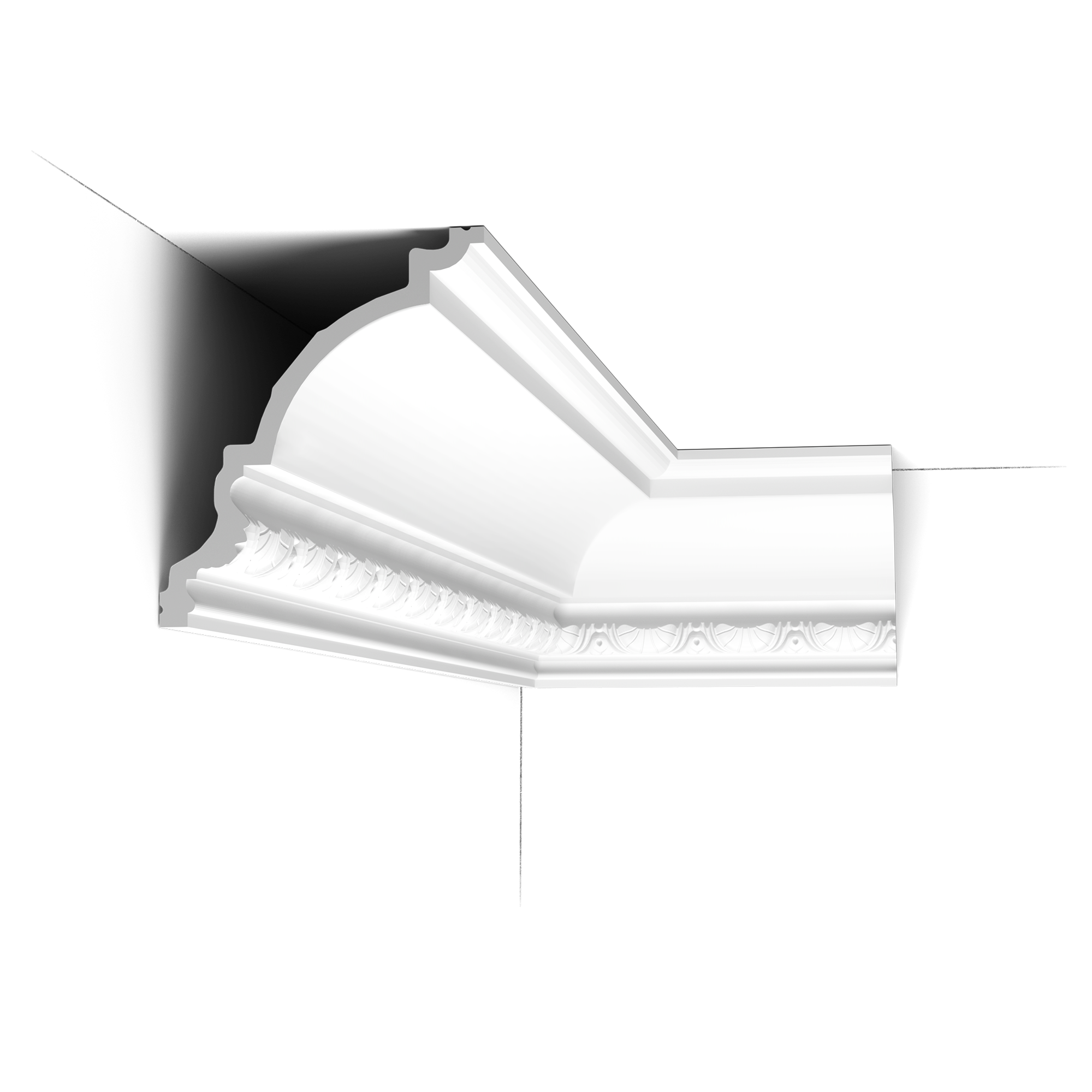 C301 Corniche plafond Orac Decor - 17x14x200cm (h x p x L) - moulure décorative polyuréthane