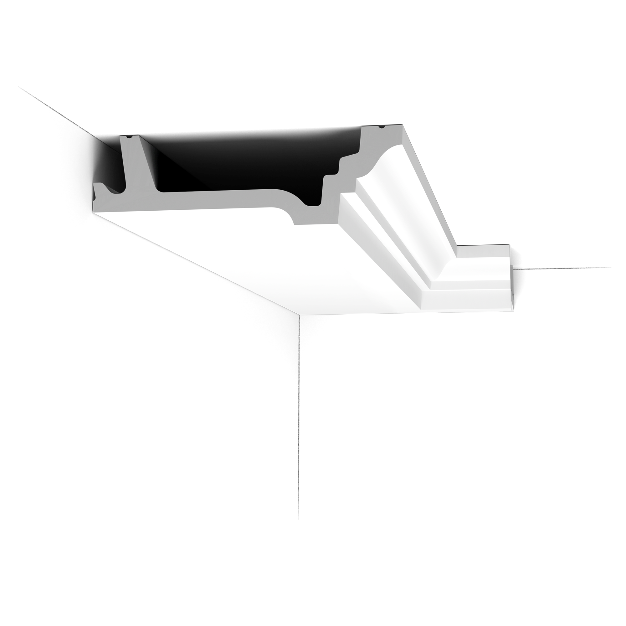 C305 Corniche plafond Orac Decor - 4,5x15,5x200cm (h x p x L) - moulure décorative polyuréthane