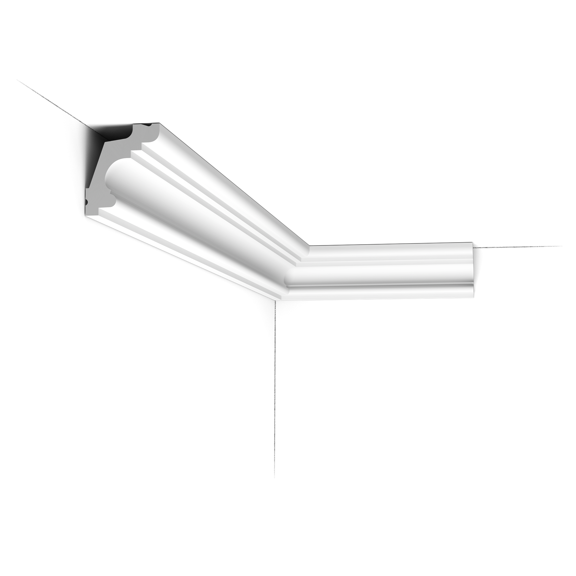 C322 Corniche plafond Orac Decor - 5x4x200cm (h x p x L) - moulure décorative polyuréthane