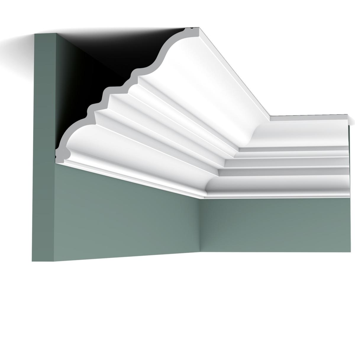 C327 MANOIR corniche plafond Orac Decor - 15,9x14,3x200cm (h x p x L) - moulure décorative polyuréthane