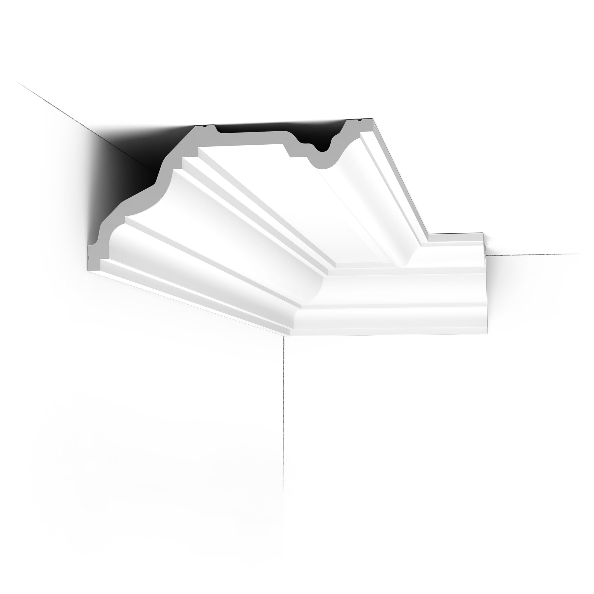 C332 Corniche plafond polyuréthane Orac Decor Luxxus - 11,5x23x200cm (h x p x L)- moulure décorative