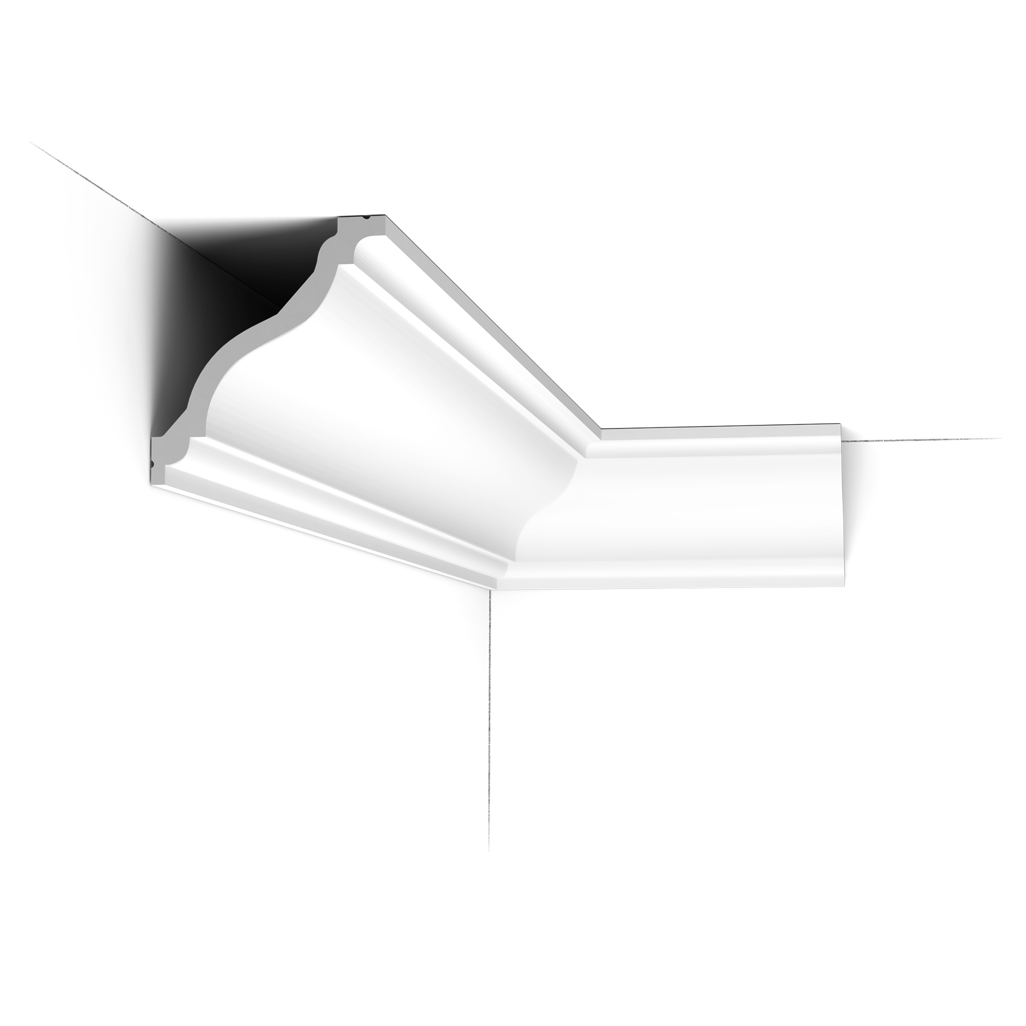 C333 Corniche plafond Orac Decor - 12,5x11,5x200cm (h x p x L) - moulure décorative polyuréthane