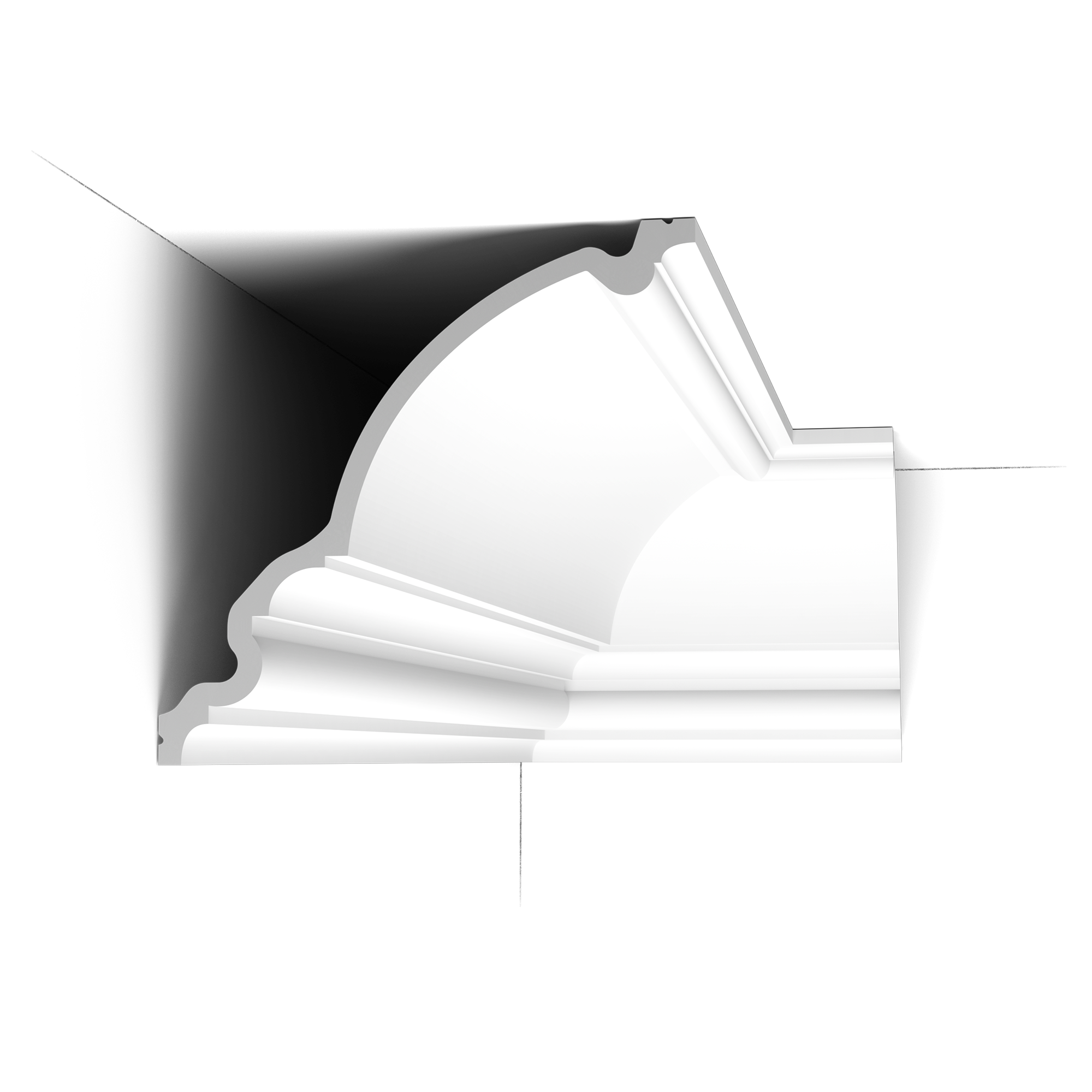 C336 Corniche plafond polyuréthane Orac Decor Luxxus - 27x26x200cm (h x p x L) - moulure décorative