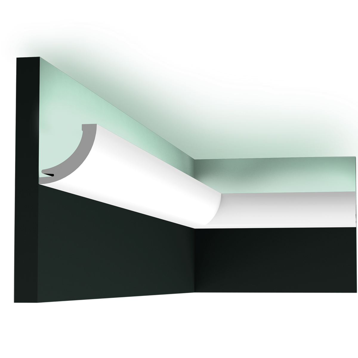 C362 Corniche plafond pour éclairage indirect Orac Decor - 5x5x200cm (h x p x L) - moulure décorative polyuréthane