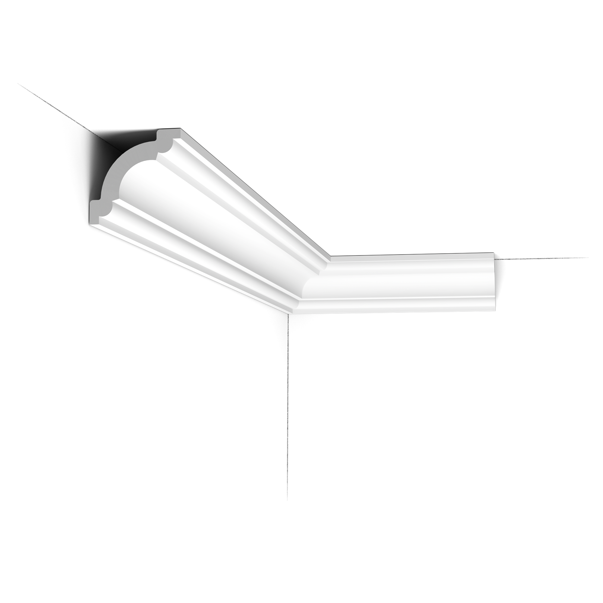 CX124 Corniche plafond Orac Decor - 5x5x200cm (h x p x L) - moulure décorative polymère