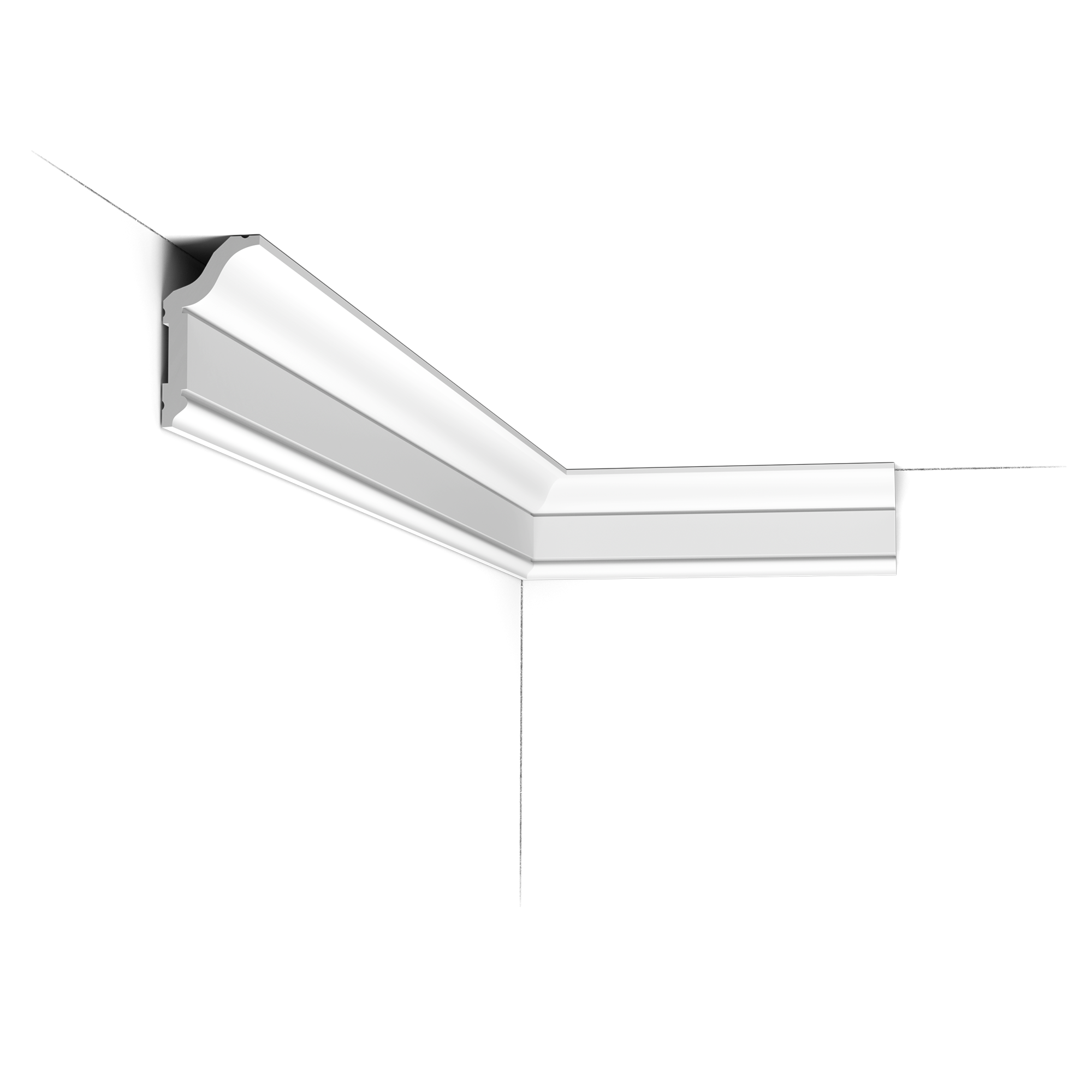 CX141 Corniche plafond Orac Decor - 5,9x3,1x200cm (h x p x L) - moulure décorative polymère