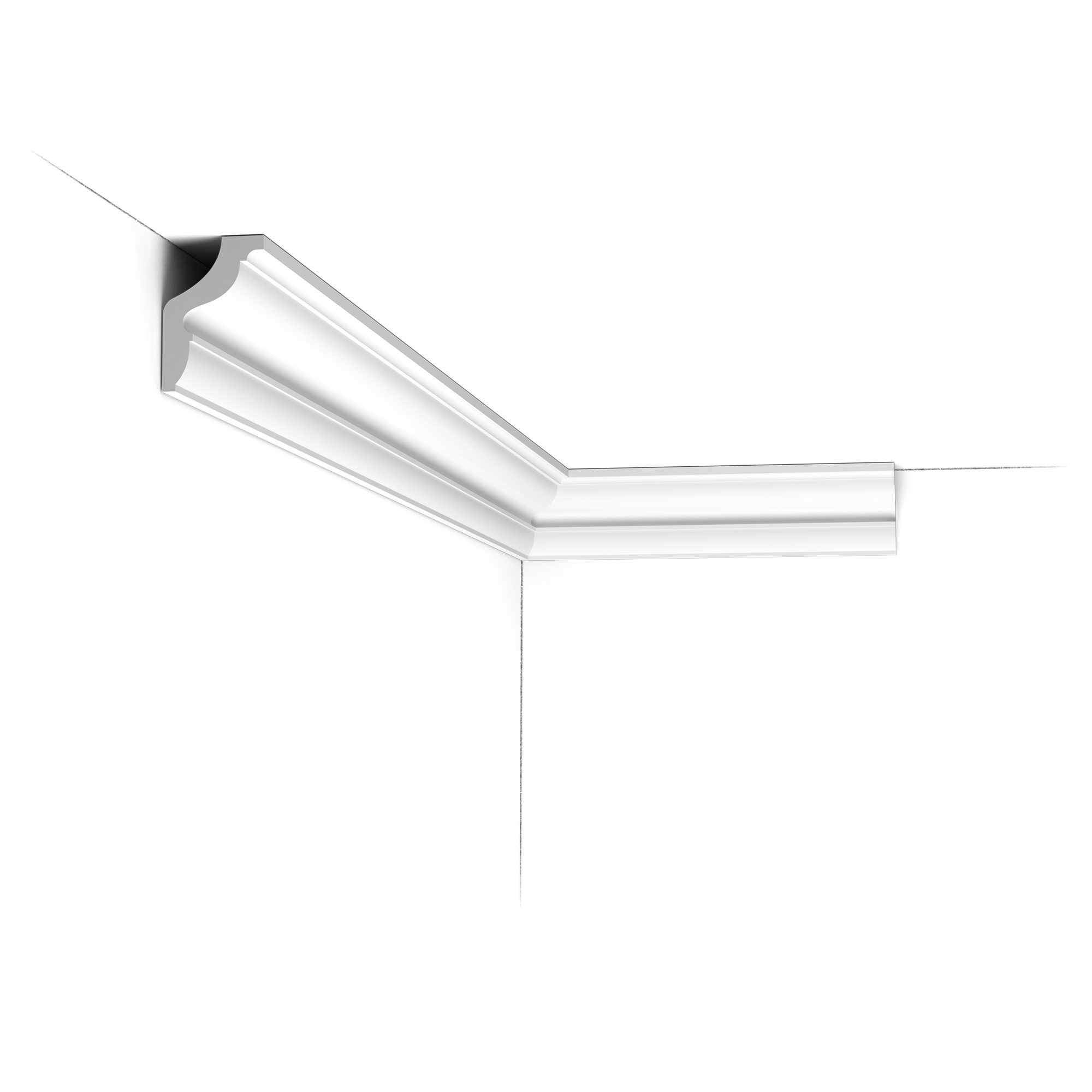 CX148 Corniche plafond Orac Decor - 4,5x3x200cm (h x p x L) - moulure décorative polymère