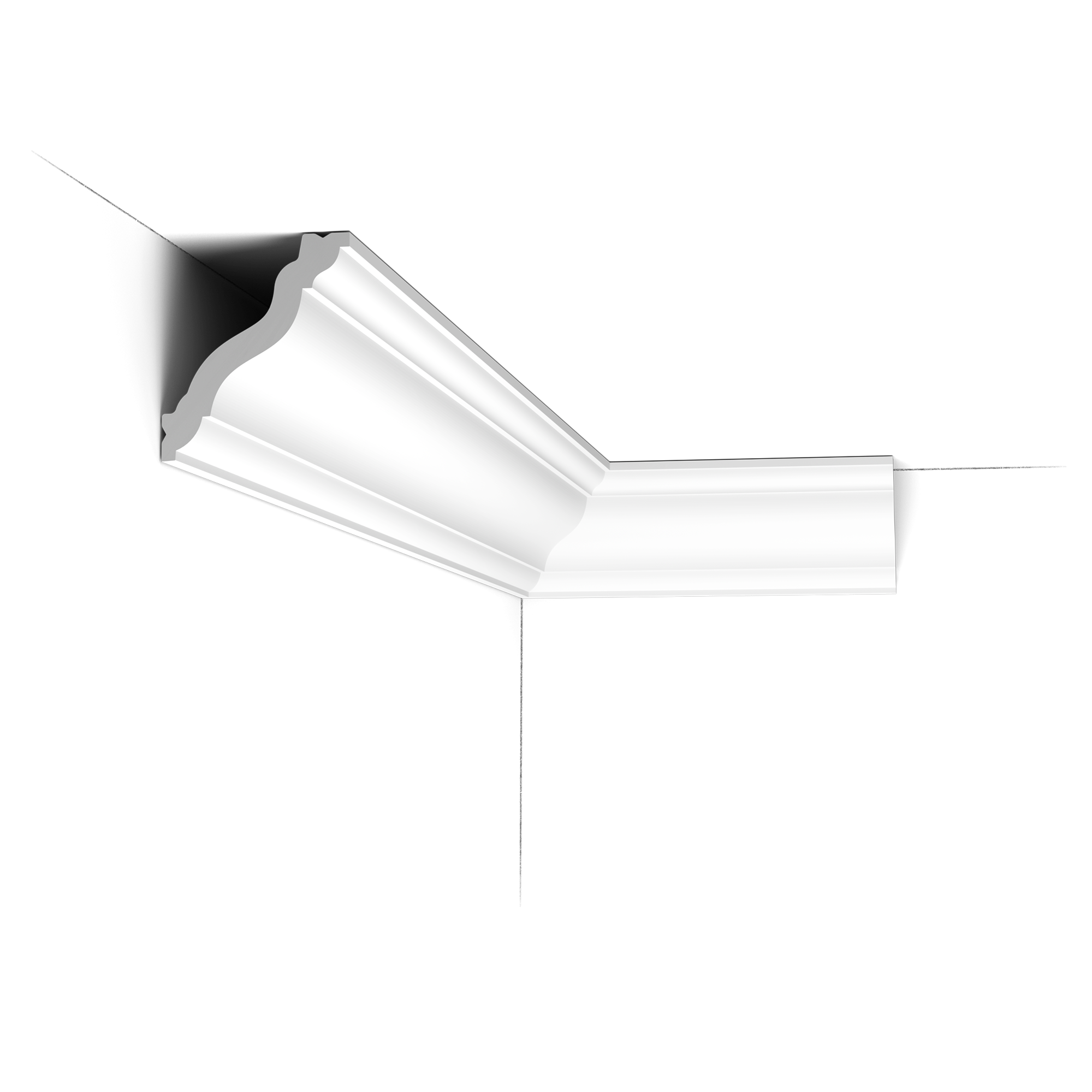 CX177 Corniche plafond Orac Decor - 7x6x200cm (h x p x L) - moulure décorative polymère