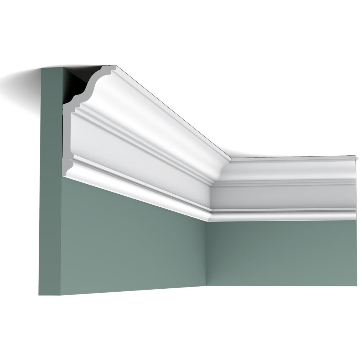 CX192 Corniche plafond Orac Decor Axxent - 12x6x200cm (h x p x l) - moulure décorative