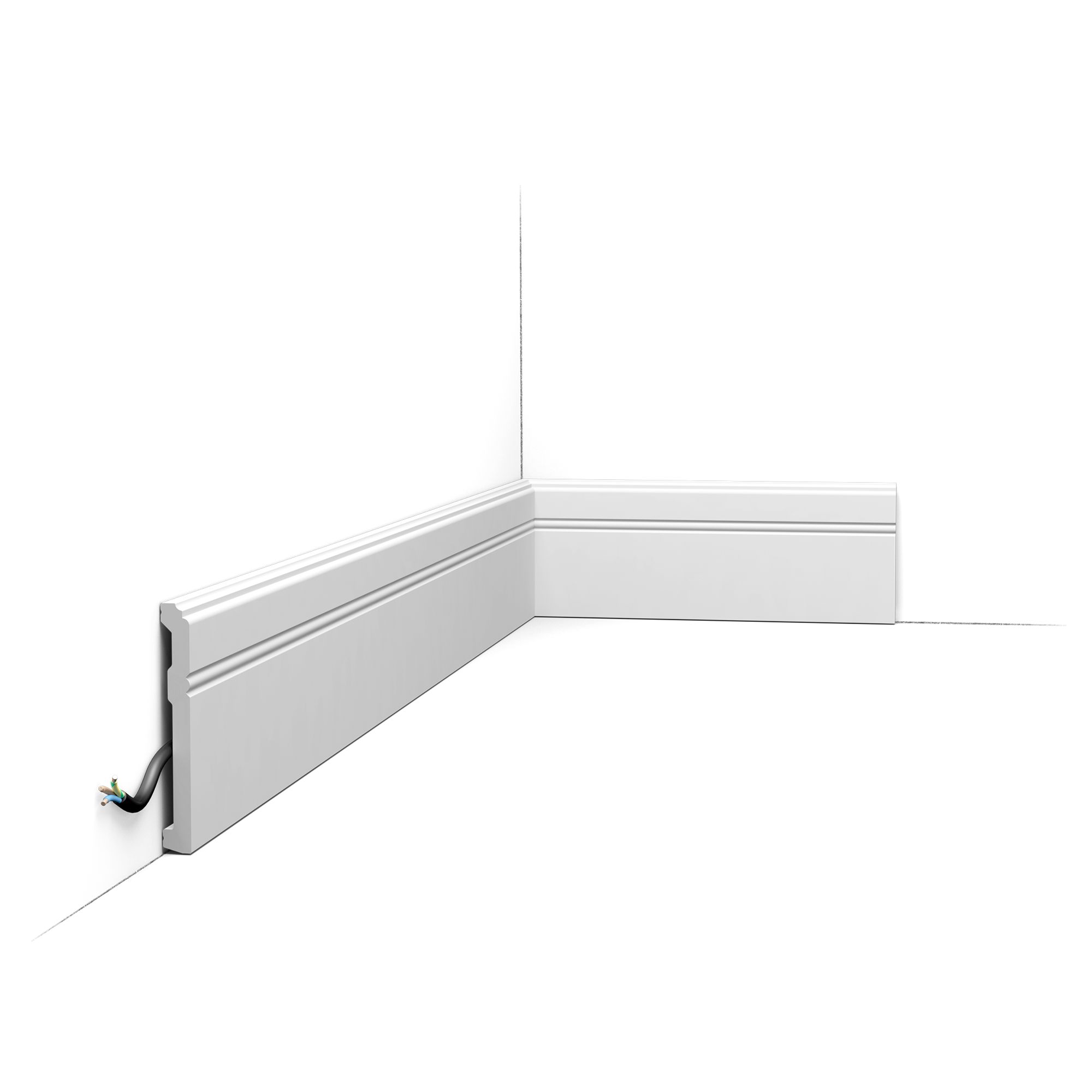 SX105 Plinthe Orac Decor - 11x1,3x200cm (h x p x L) - plinthe décorative polymère