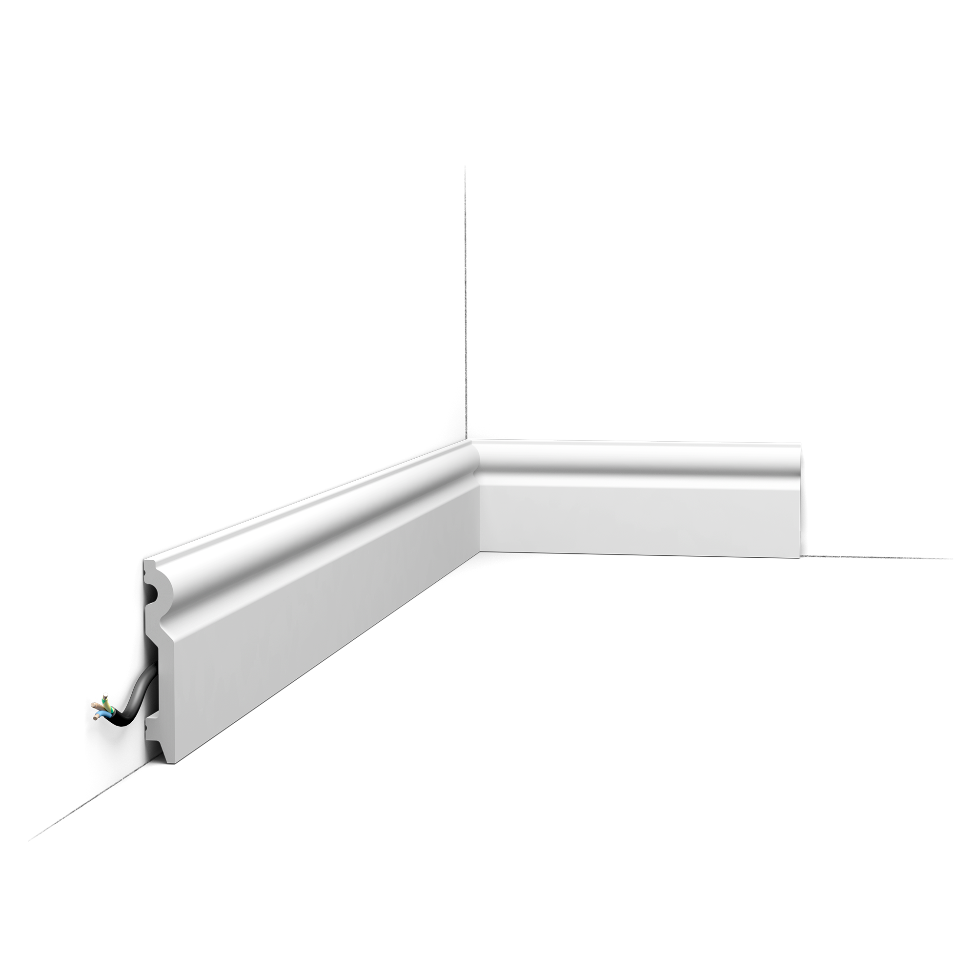 SX137 Plinthe Orac Decor - 10x1,5x200cm (h x p x L) - moulure décorative polymère