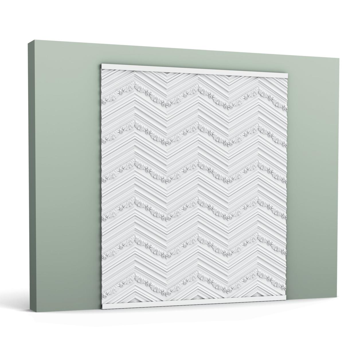 W130 CHEVRON - Panneau Revêtement Mural Décoratif 3d – 200x40x1,9cm (L x l x h) Orac Decor