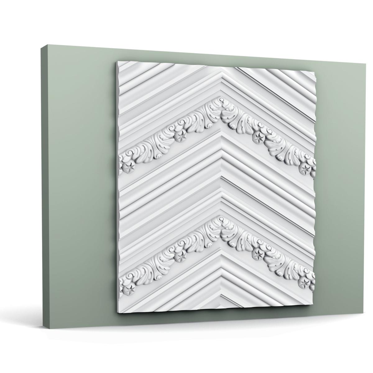 W130 CHEVRON - Panneau Revêtement Mural Décoratif 3d – 200x40x1,9cm (L x l x h) Orac Decor