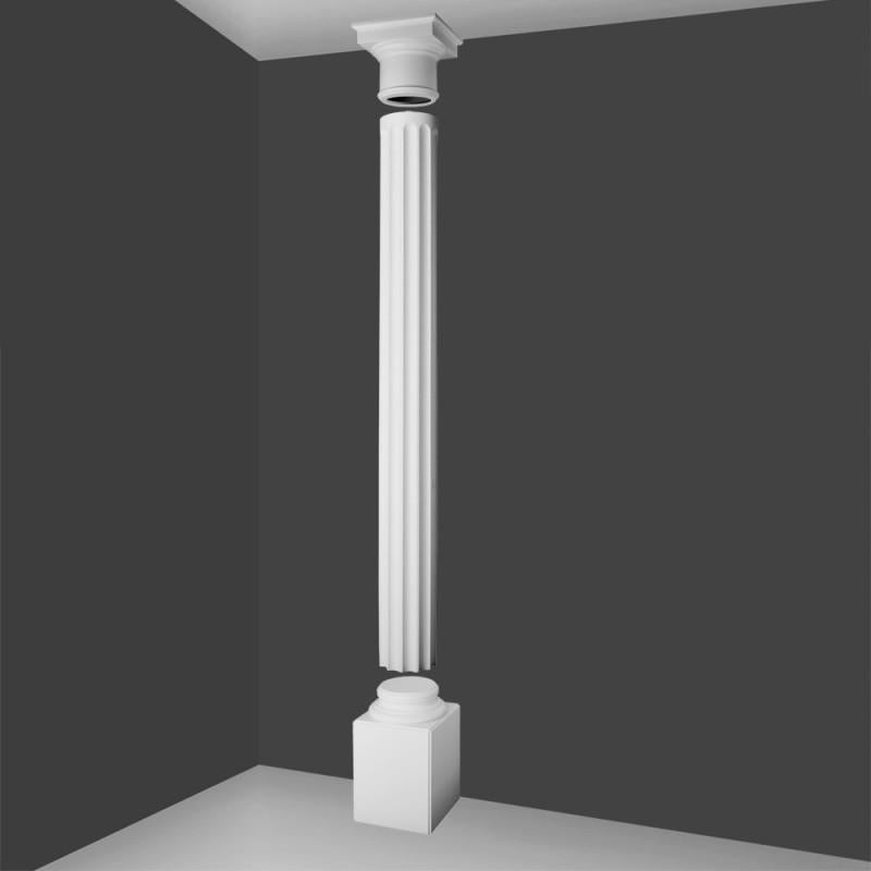 Set Colonne Entière Dorique cannelée haute Orac Décor