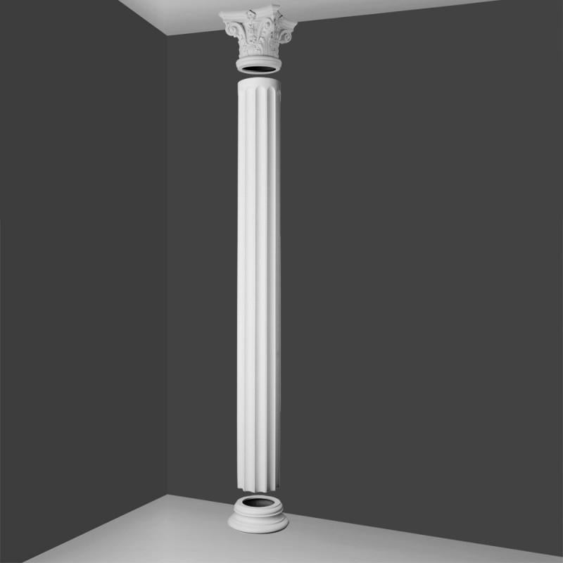 Set Colonne Entière Corinthienne cannelée basse Orac Decor