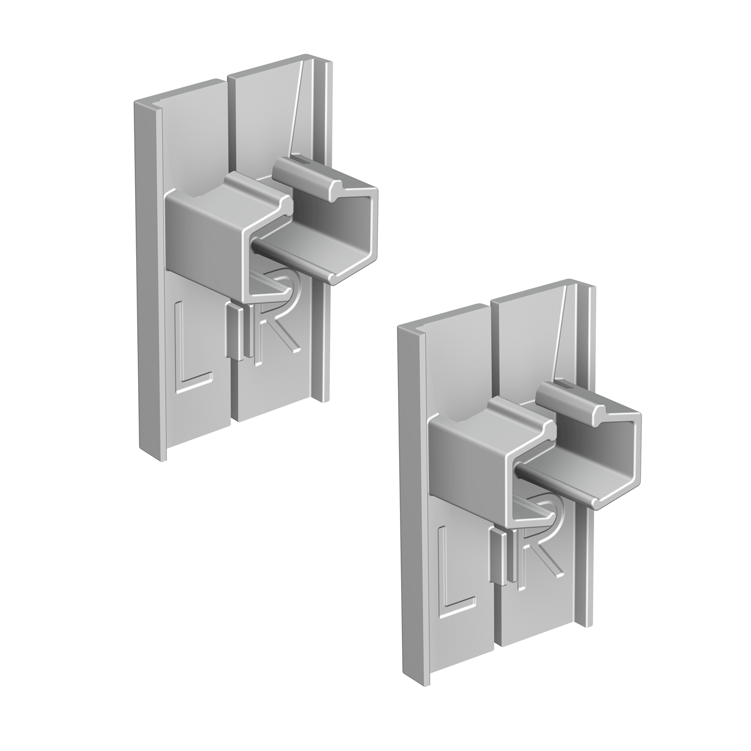 Pack de 4 embouts d'arrêt pour Info Rail - Accessoire Cimaise Artiteq