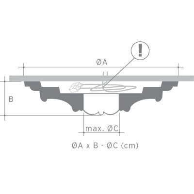 R17 Rosace de plafond Orac Decor ø 47cm - moulure décorative polyuréthane