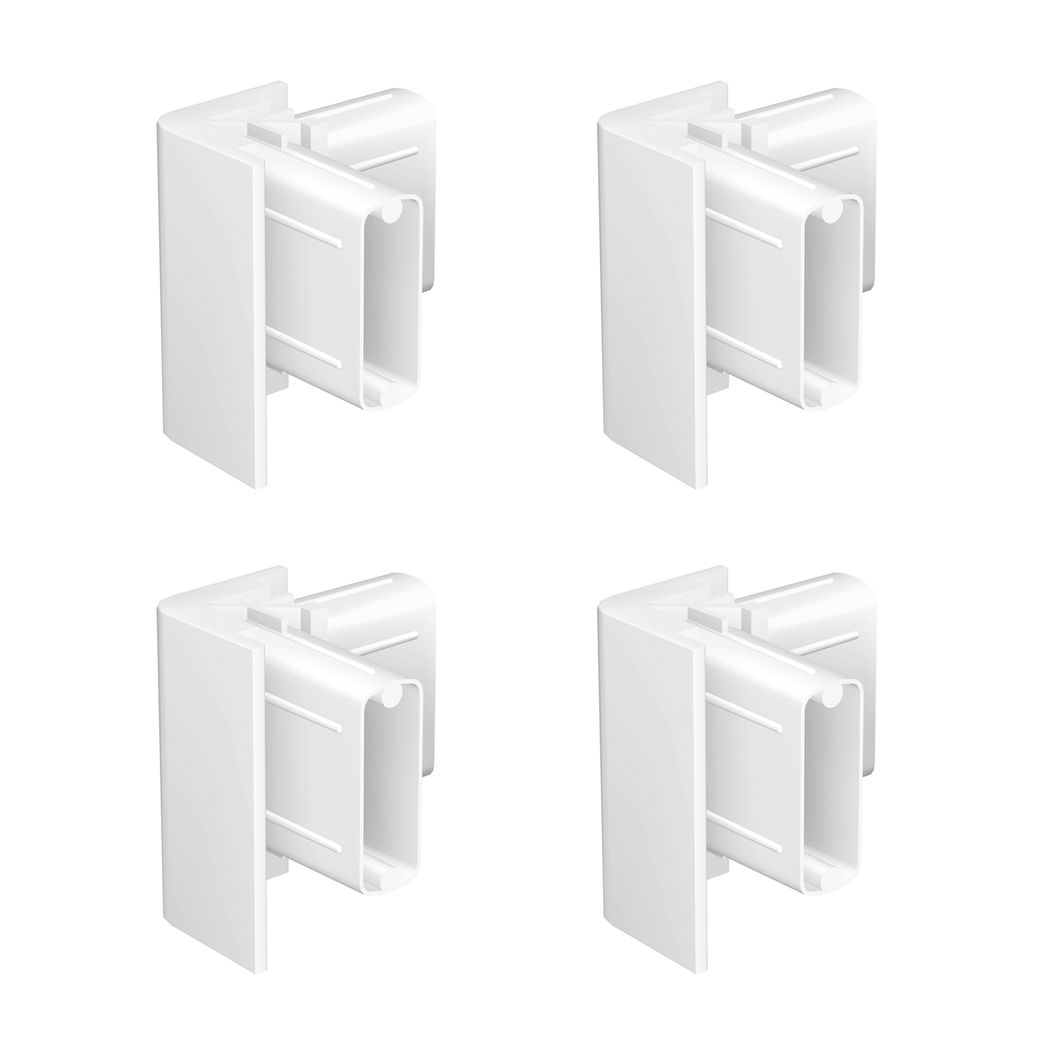 Pack 4 raccords d'angle Cimaise Click Rail - Accessoire Cimaise Artiteq