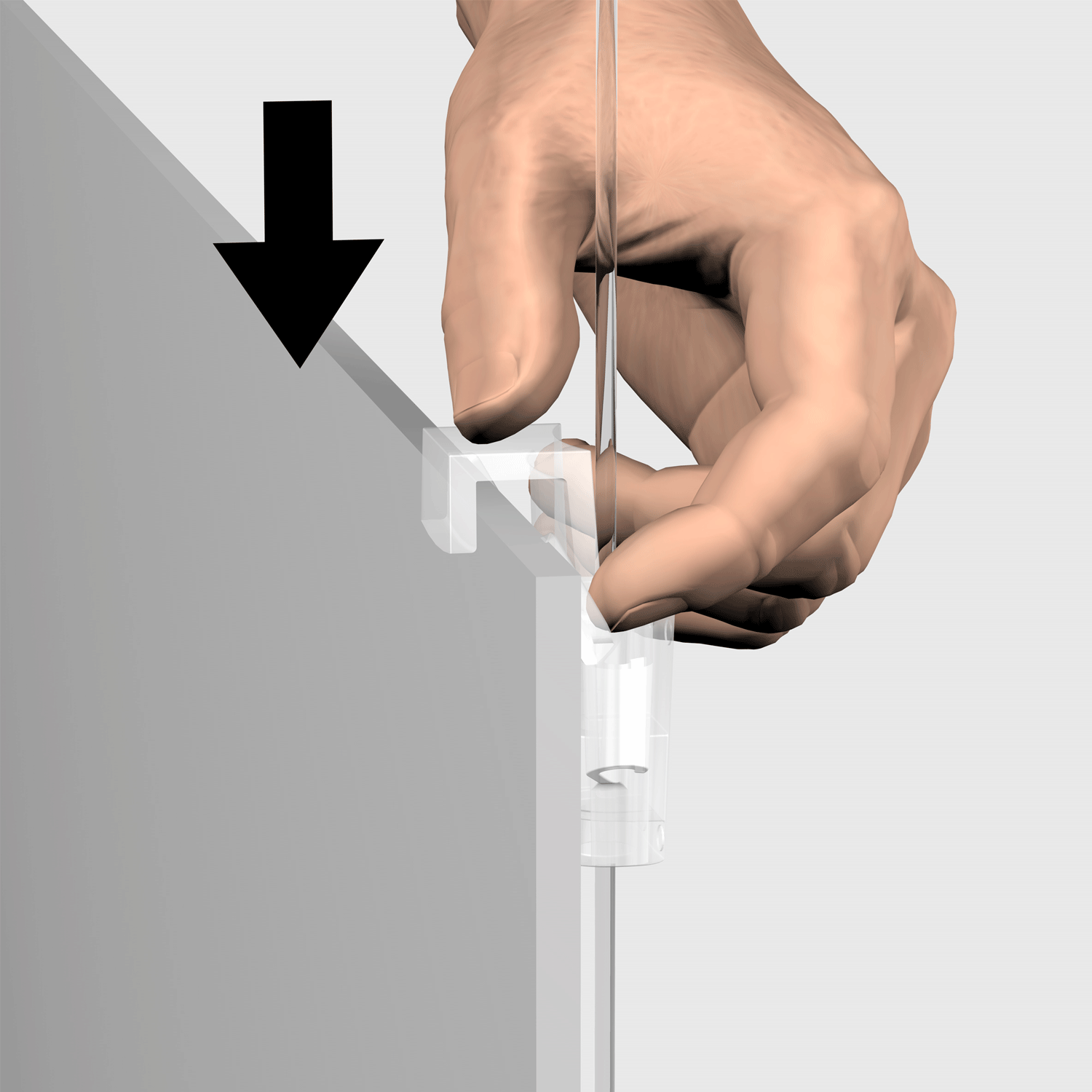 Set d'accrochage pour panneau rigide H300