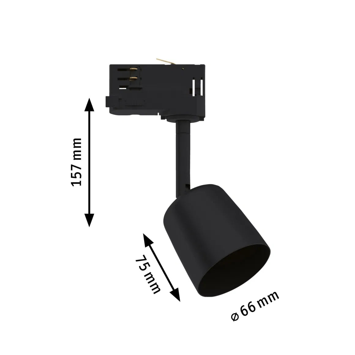 Spot Cover pour Rail d'éclairage ProRail3 - max.10W GU10 - Paulmann - Ecl