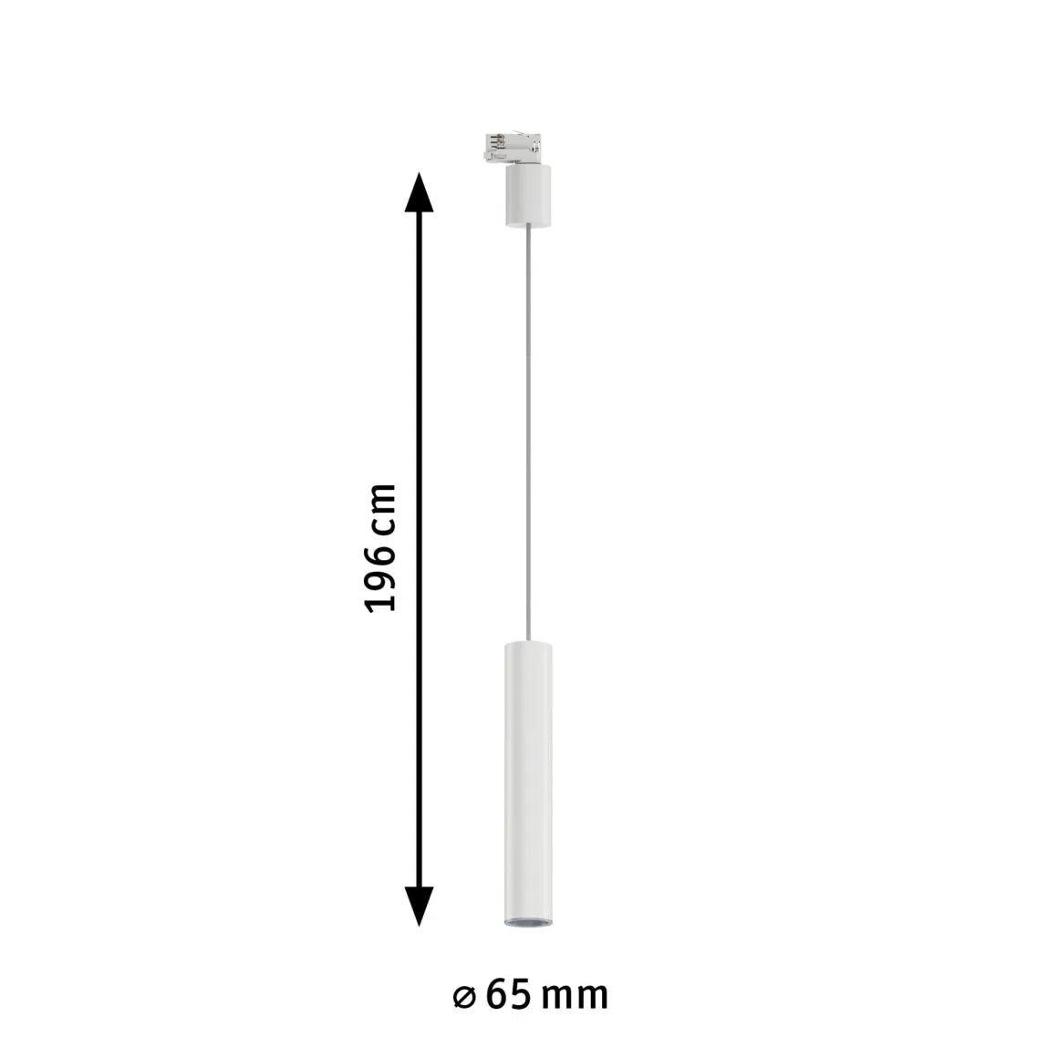 Suspension Artemons pour Rail d'éclairage ProRail3 - max.1x10W GU10 - Paulmann - Eclairage tableau plafond