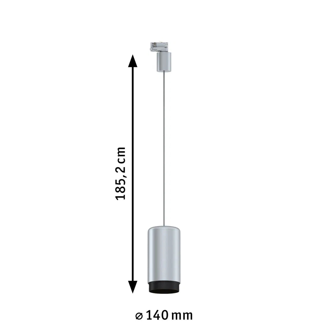 Suspension Corus  pour Rail d'éclairage ProRail3 - max.1x50W E27 - Paulmann - Eclairage tableau plafond