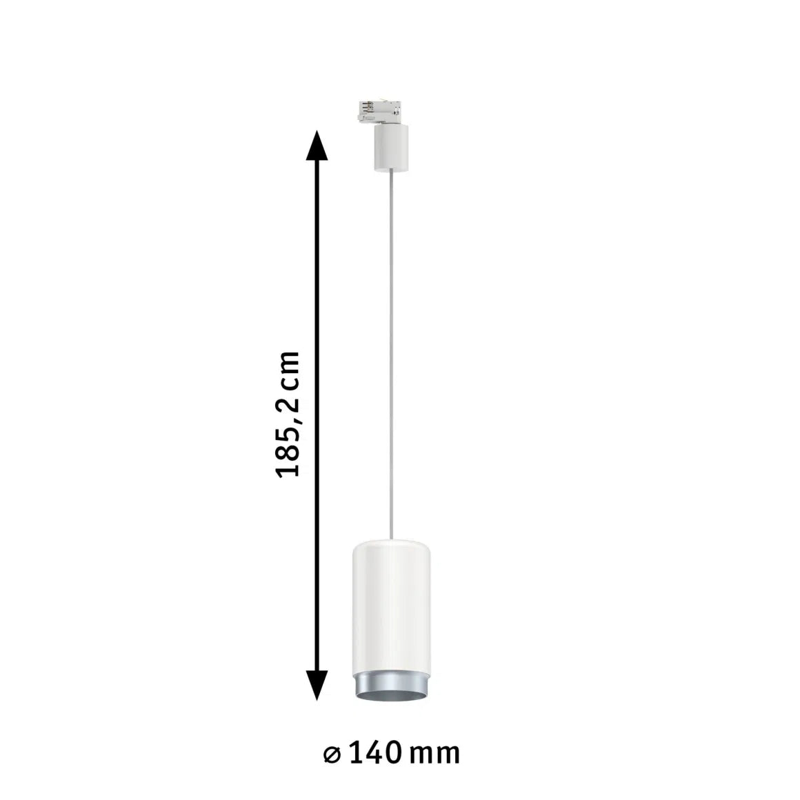 Suspension Corus  pour Rail d'éclairage ProRail3 - max.1x50W E27 - Paulmann - Eclairage tableau plafond