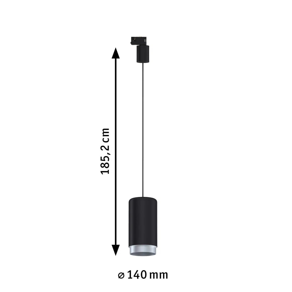 Suspension Corus  pour Rail d'éclairage ProRail3 - max.1x50W E27 - Paulmann - Eclairage tableau plafond